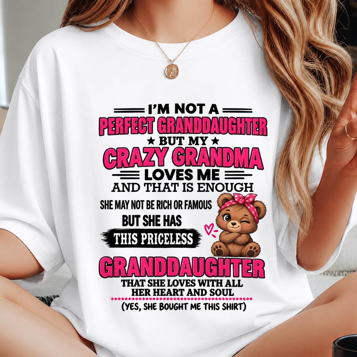 GRANDMA & PRICELESS GRANDDAUGHTER - FROM GRANDMA - TLEE00 (SKU2609-124-00)
