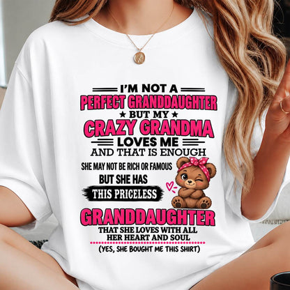 GRANDMA & PRICELESS GRANDDAUGHTER - FROM GRANDMA - TLEE00 (SKU2609-124-00)