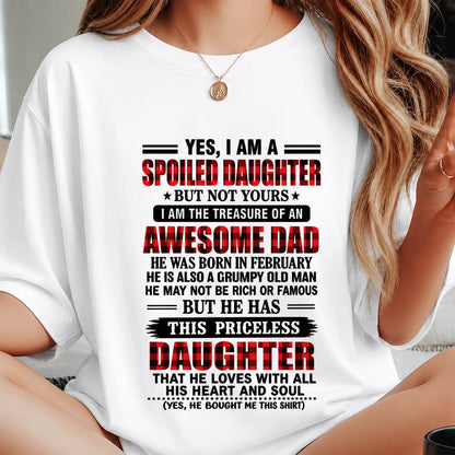 FEBRUARY - DAD’S SPOILED DAUGHTER - FROM DAD - TLEE02 (SKU2609-31-02)