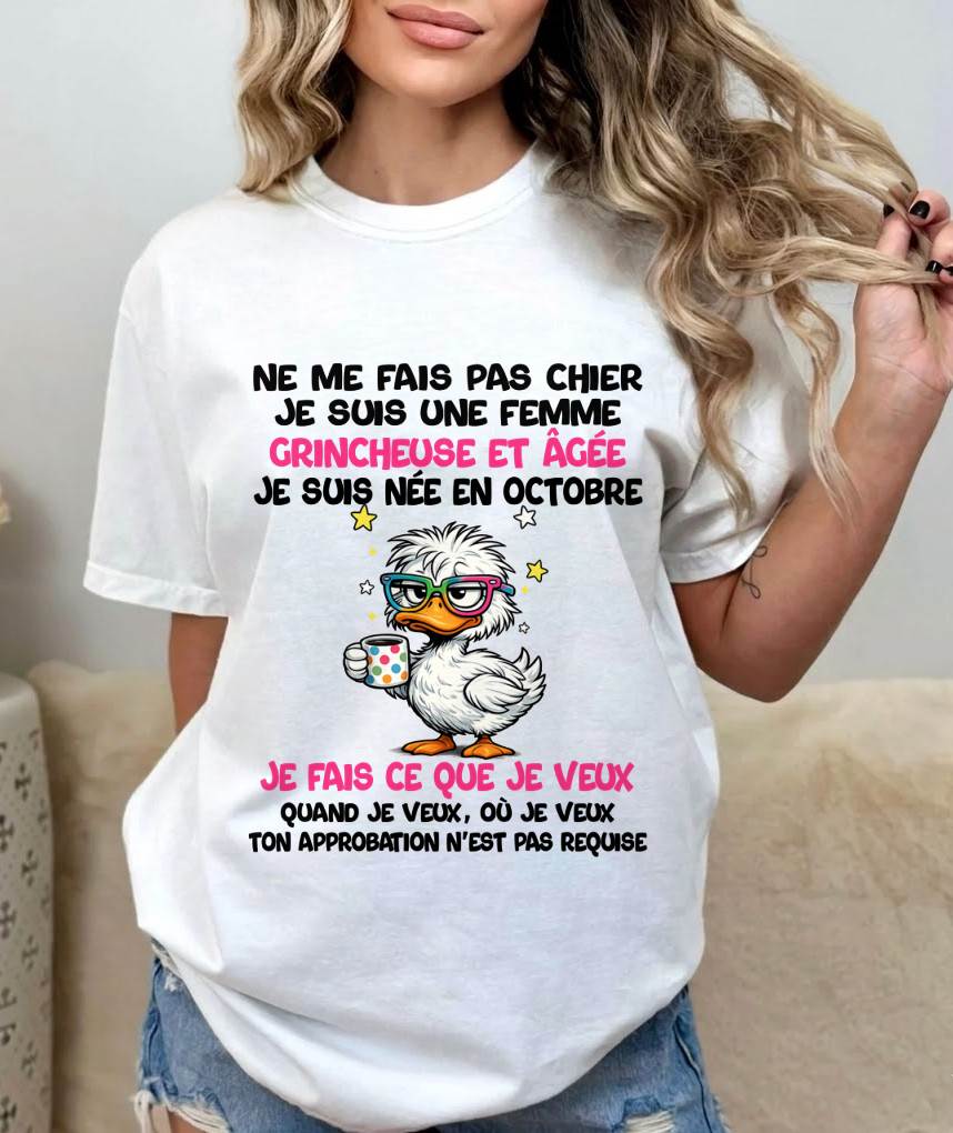 JE SUIS UNE FILLE D’OCTOBRE - POUR FEMME - TLEE10 (SKU2604-117-10)