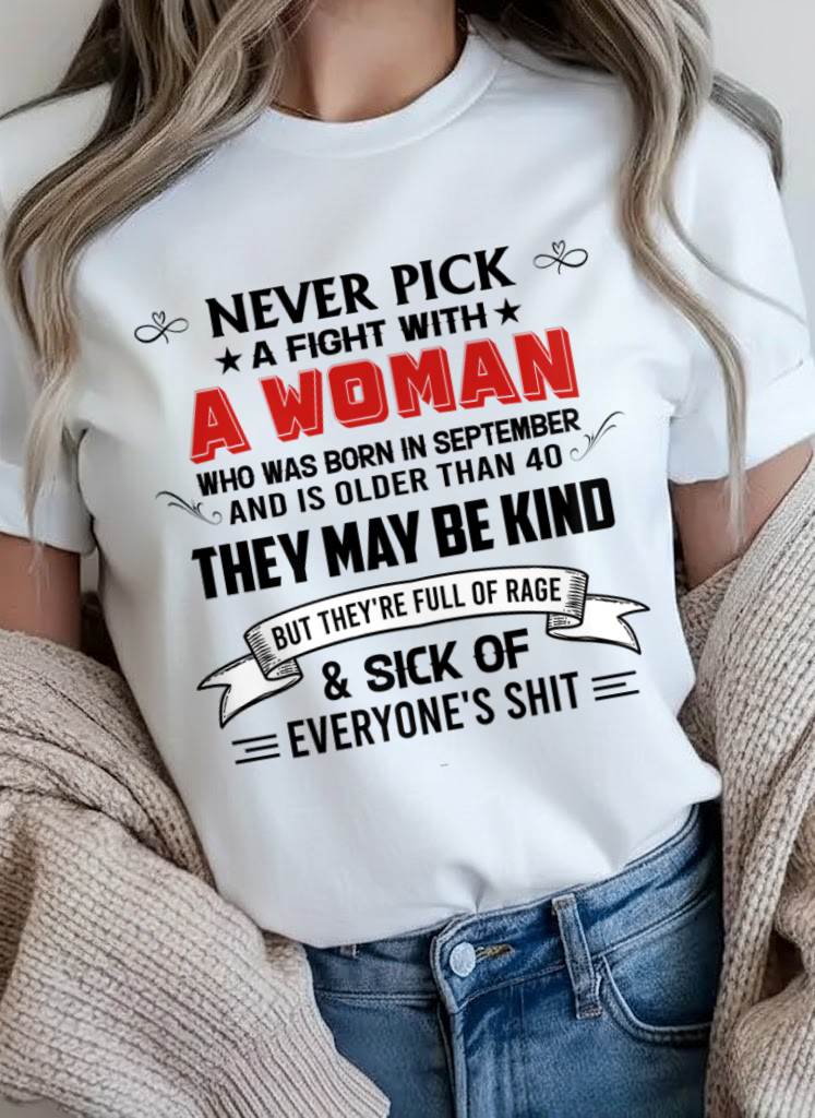 SEPTEMBER - I LOOK CALM, BUT I’M DONE EXPLAINING MYSELF - FOR WOMEN - TLEE09 (SKU26T-01304-09)