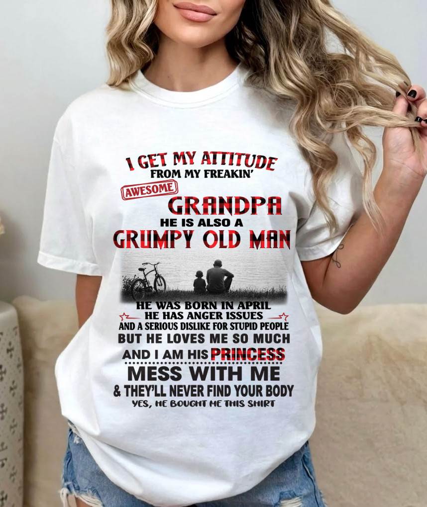 APRIL GRANDPA - GRUMPY • AWESOME • PROTECTIVE - FROM GRANDPA - TLEE04 (SKU2605-176-04)