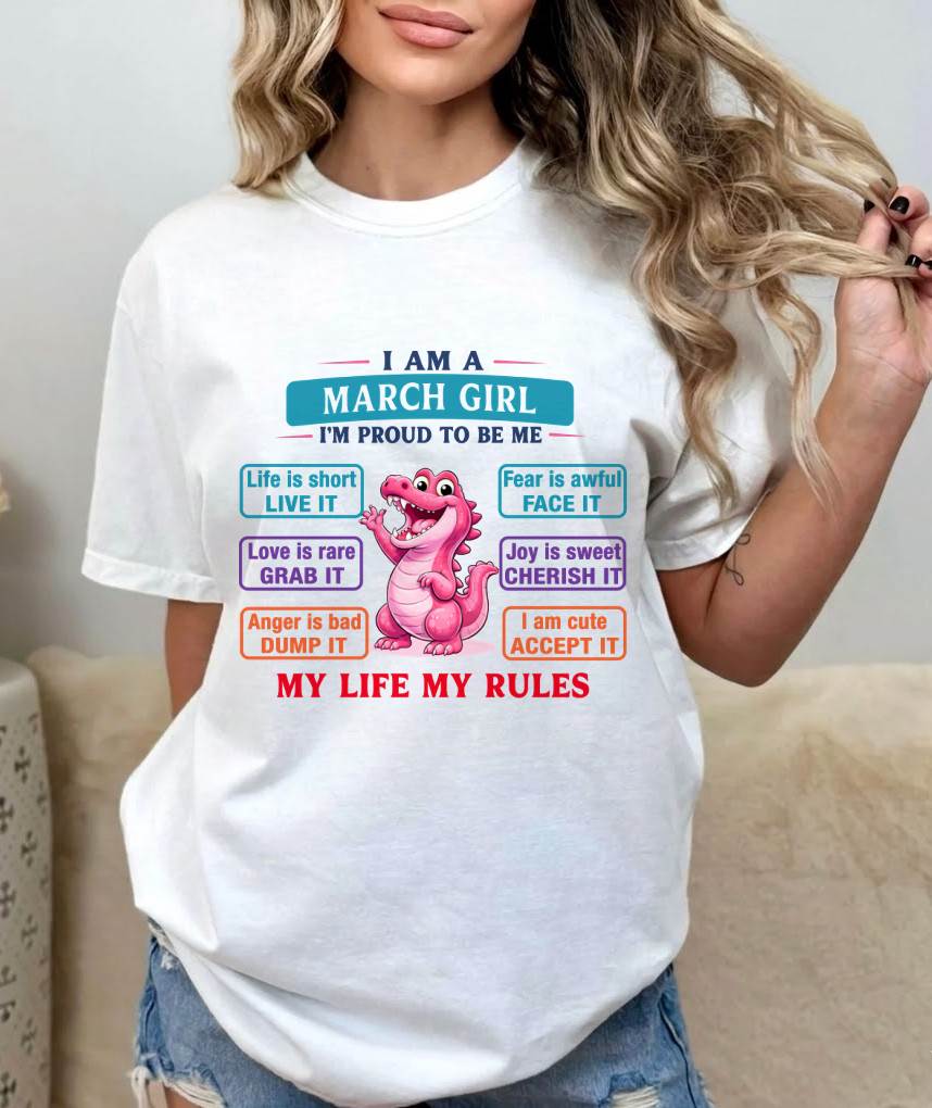 MARCH GIRL – MY LIFE MY RULES - FOR WOMEN - TLEE03 (SKU2604-245-03)