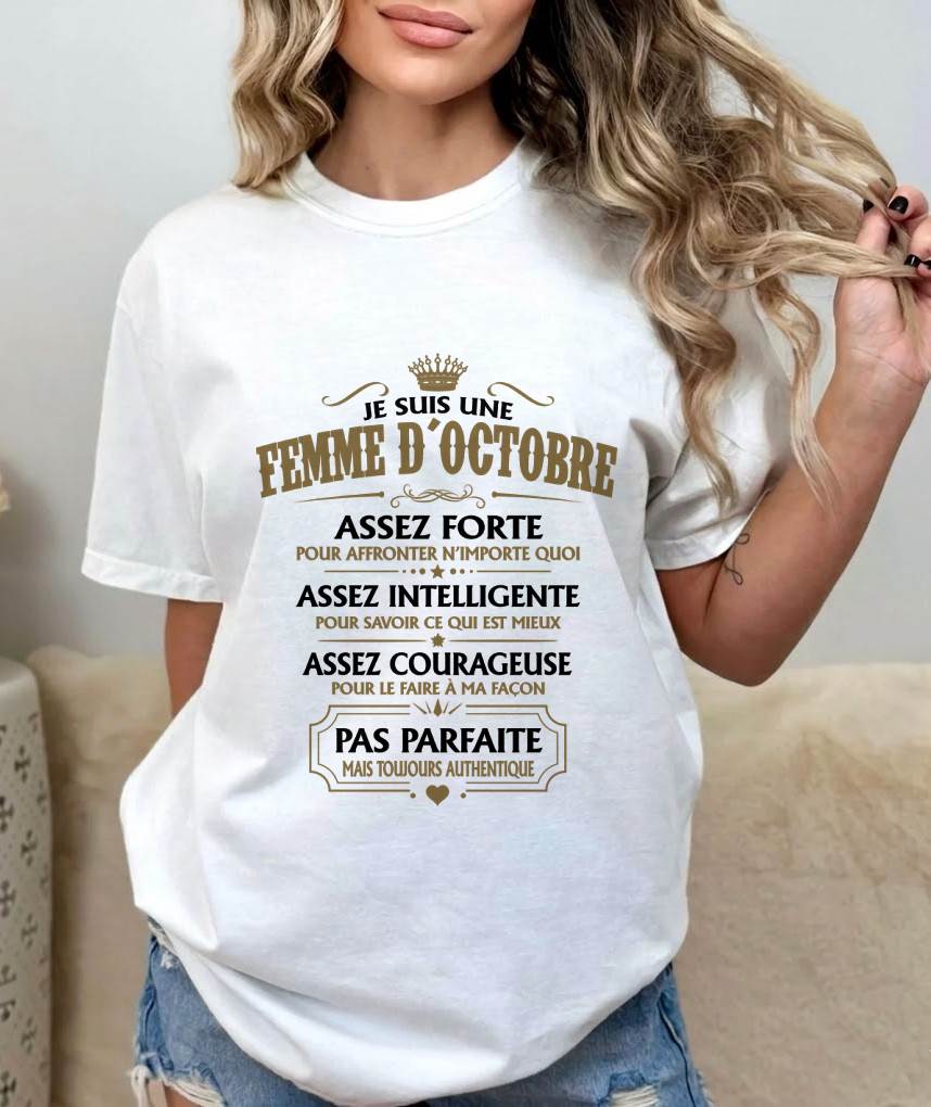 JE SUIS UNE FEMME D’OCTOBRE - fma TLEE10 (SKU2609-38-10)