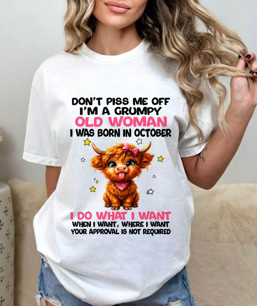 OCTOBER GRUMPY LADY SHIRT - FOR WOMEN - TLEE10 (SKU2607-215-10)
