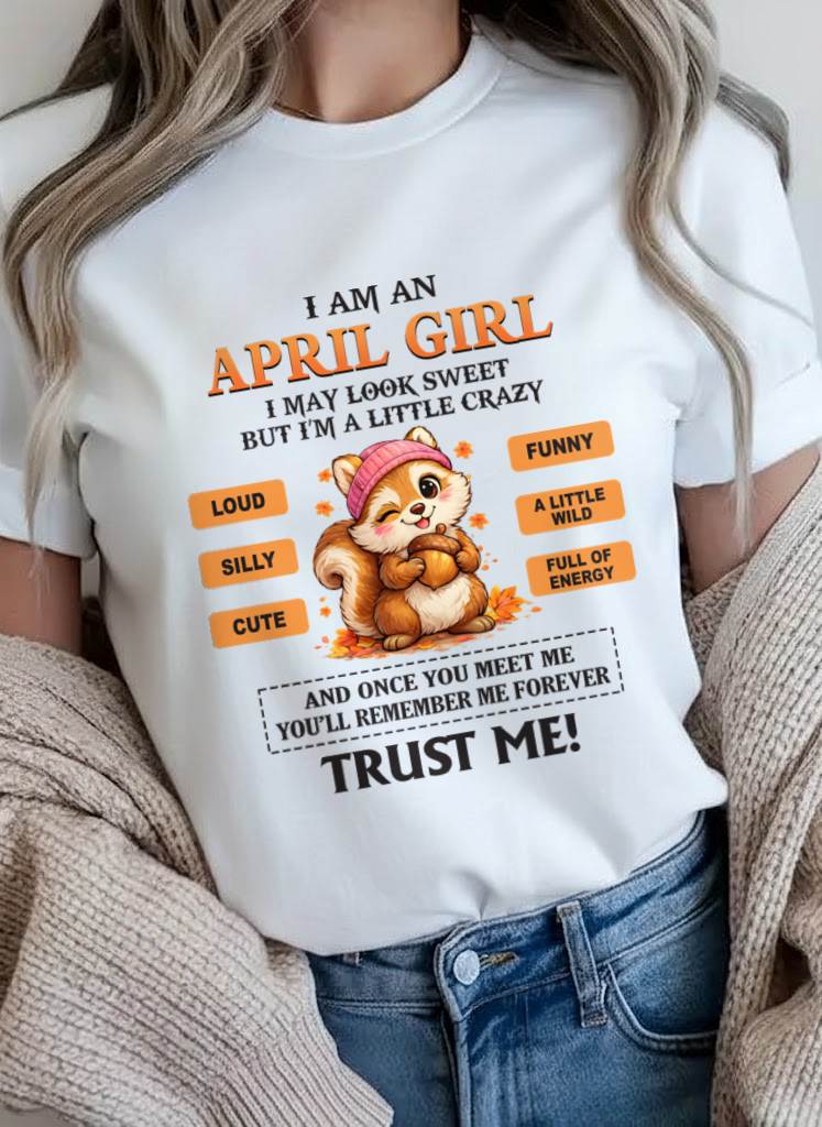 APRIL GIRL - SWEET BUT A LITTLE CRAZY AND FULL OF ENERGY - FOR WOMEN - TLEE04 (SKU2603-126-04)