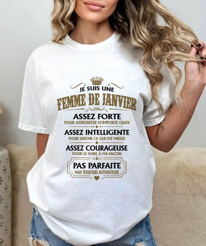 JE SUIS UNE FEMME DE JANVIER - fma TLEE01 (SKU2609-38-01)