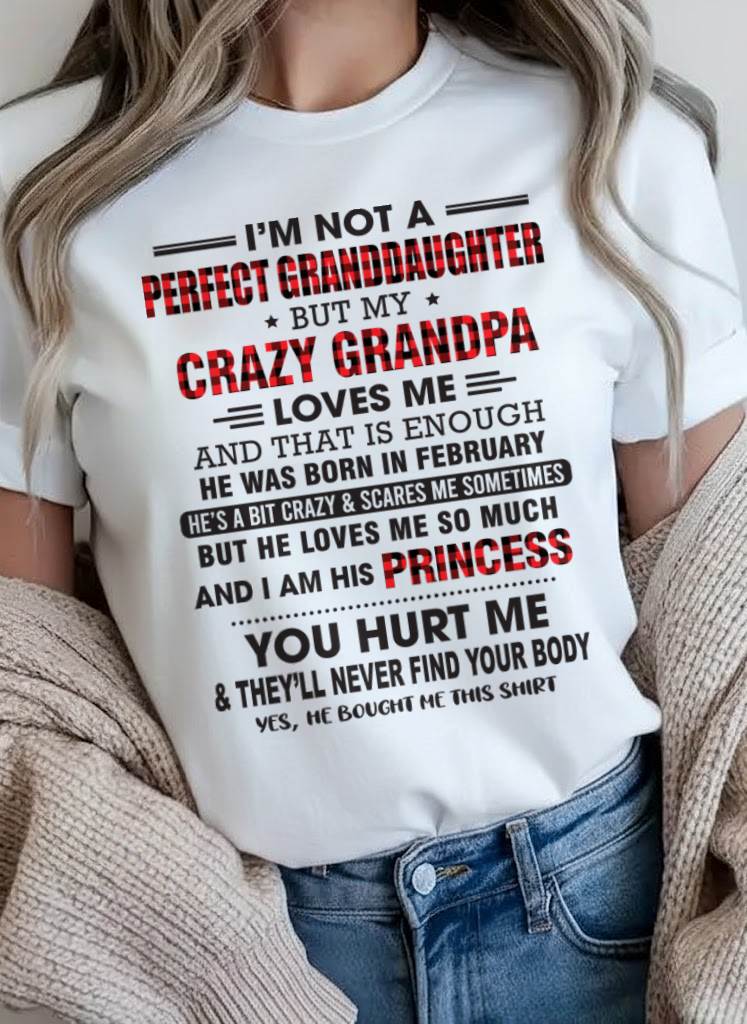 FEBRUARY - I MAY NOT BE PERFECT, BUT I’M ALWAYS LOVED BY MY GRANDPA - FROM GRANDPA - TLEE02 (SKU26T-01285-02)