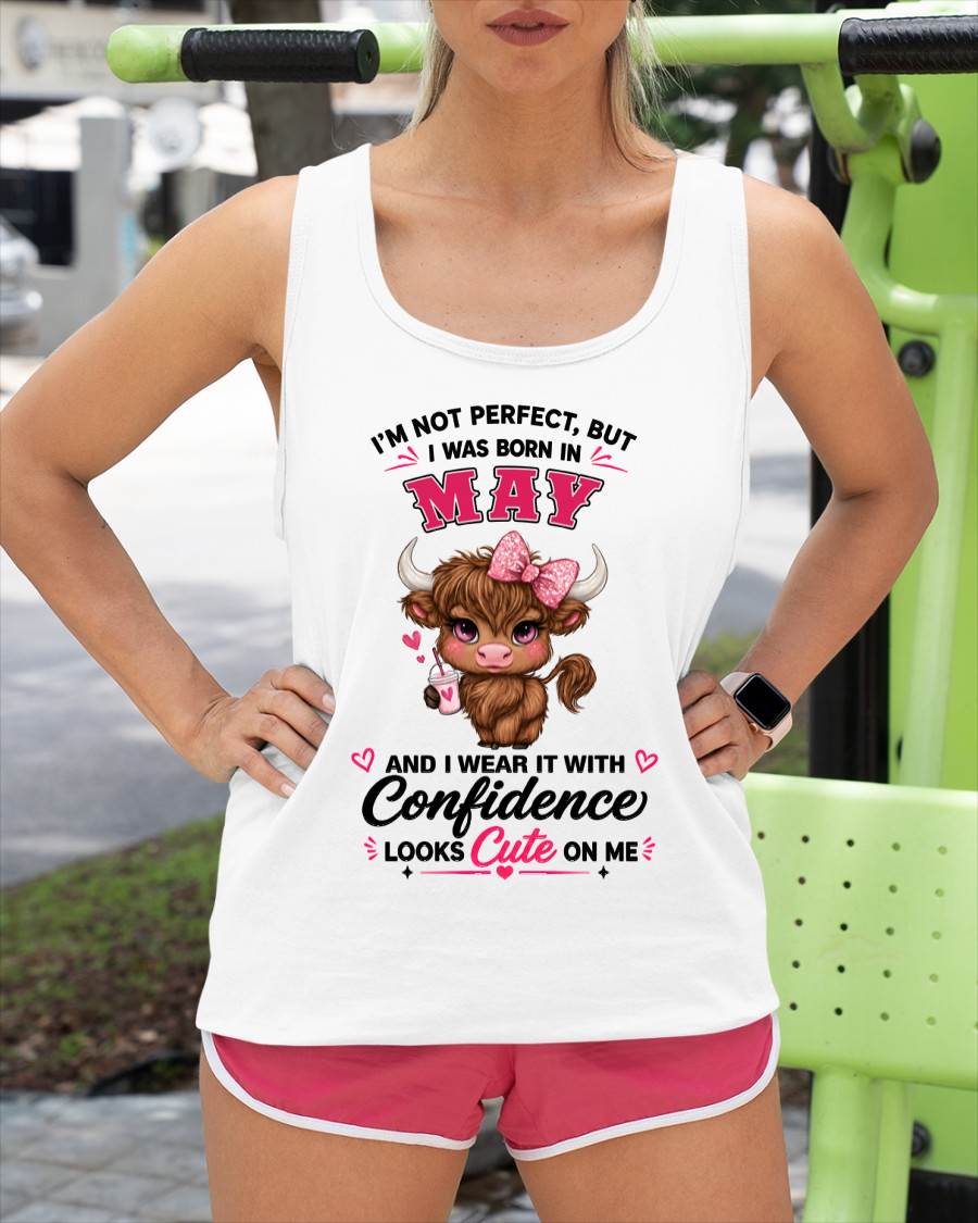MAY BORN CONFIDENCE TEE - FOR WOMEN - TLEE05 (SKU2608-118-05)