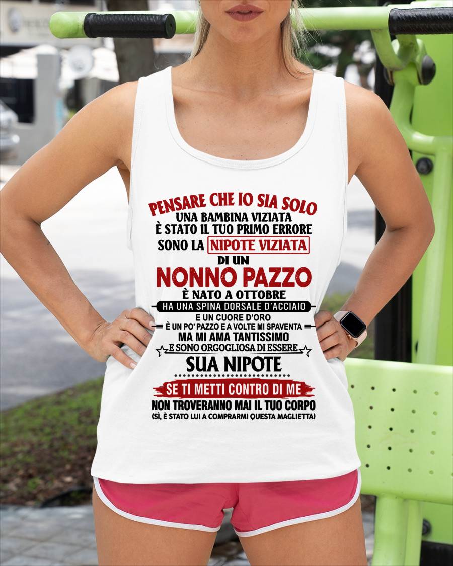 NONNO PAZZO NATO A OTTOBRE - DAL NONNO - TLEE10 (SKU2605-333-10)