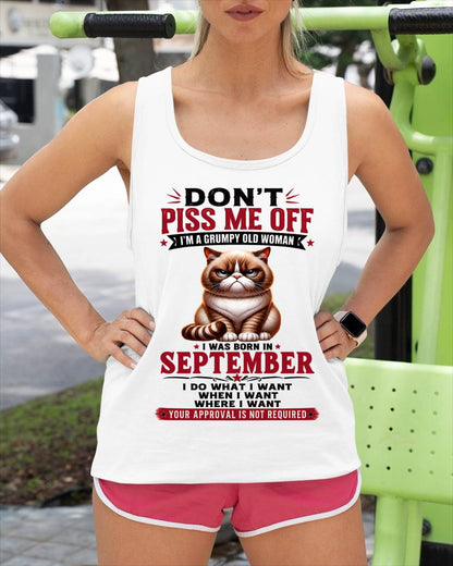 SEPTEMBER – ZERO PATIENCE FUNNY CAT - FOR WOMEN - TLEE09 (SKU2608-291-09)