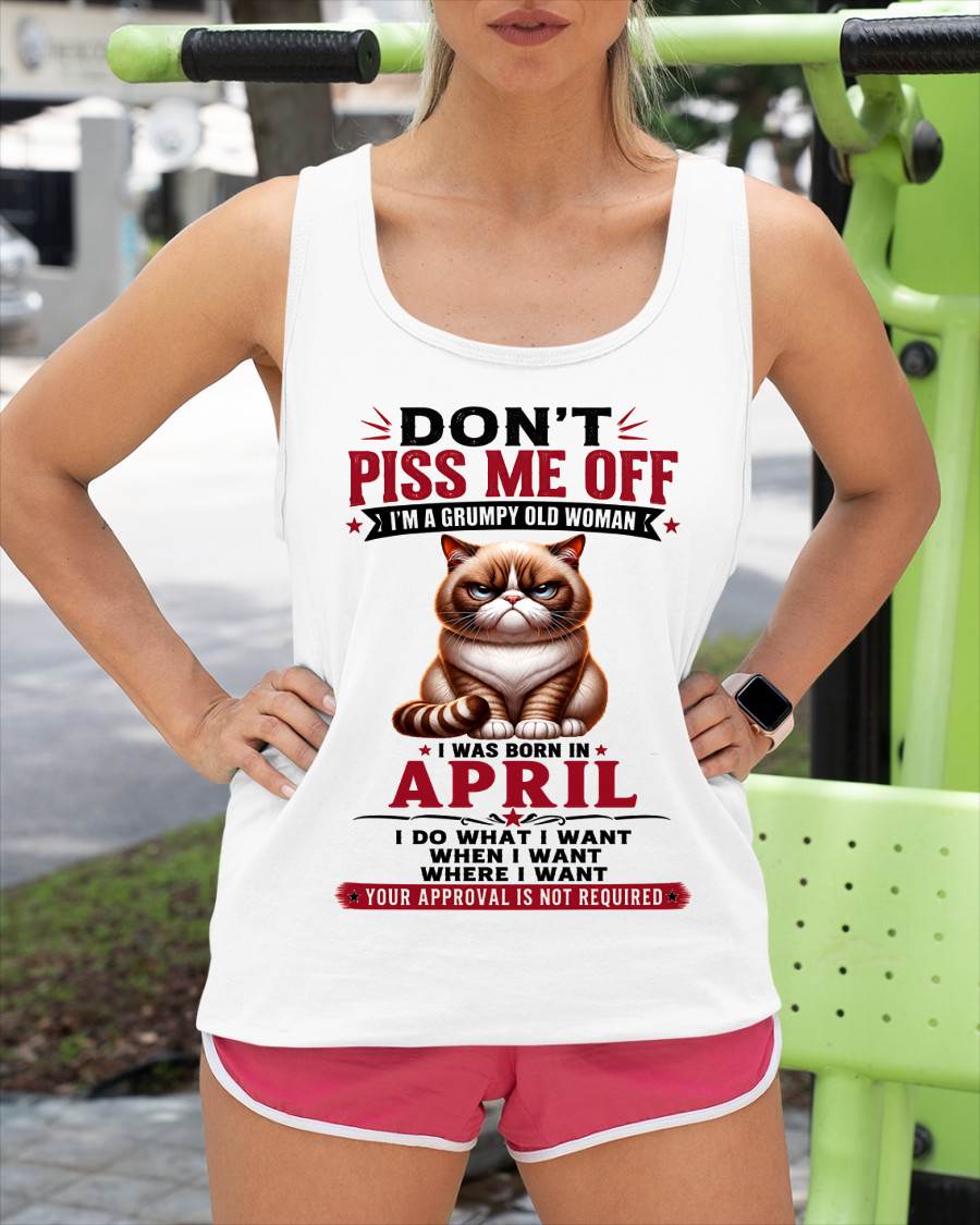 APRIL – ZERO PATIENCE FUNNY CAT - FOR WOMEN - TLEE04 (SKU2608-291-04)