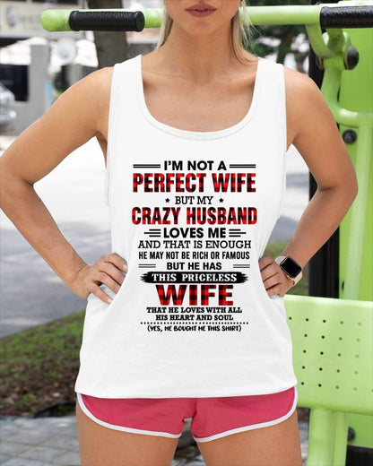 CRAZY HUSBAND LOVES ME WIFE SHIRT - FROM HUSBAND - TLEE00 (SKU2608-651-00)