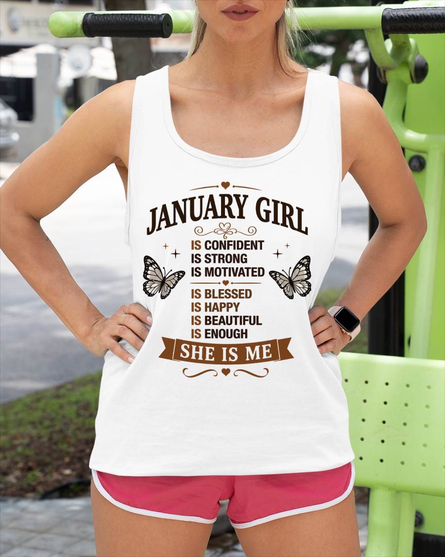 JANUARY GIRL – FAITH, STRENGTH & BEAUTY - FOR WOMEN - TLEE01 (SKU2605-378-01)