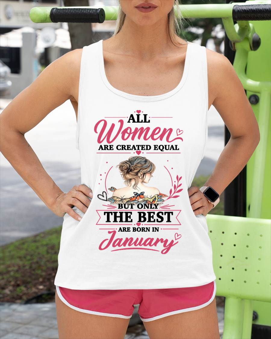 JANUARY GIRLS ARE SIMPLY THE BEST - FOR WOMEN - TLEE01 (SKU2604-316-01)