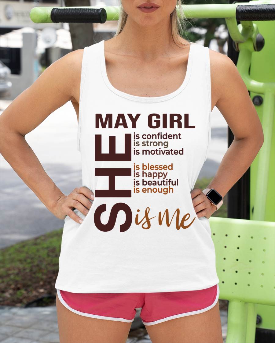 MAY BORN GIRL – CONFIDENT & STRONG - FOR WOMEN - TLEE05 (SKU2605-04-05)