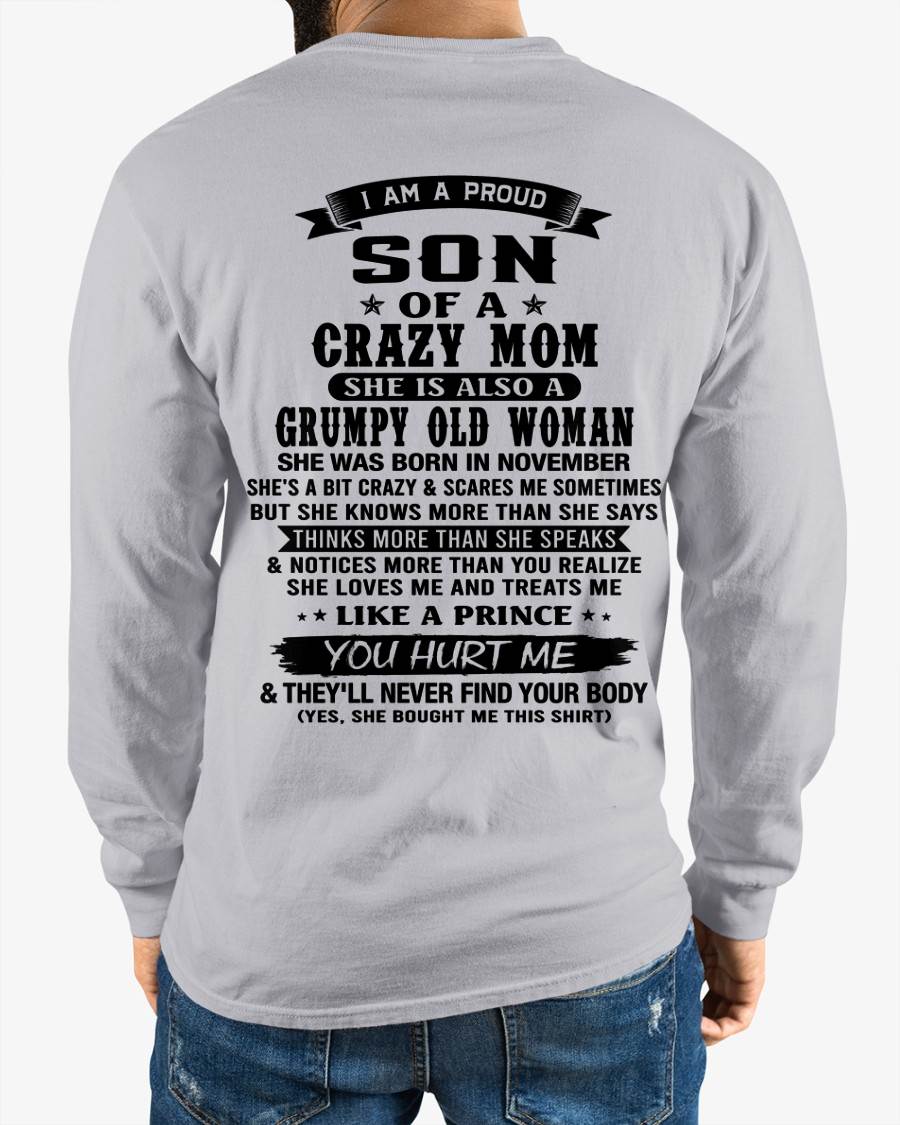 NOVEMBER - MY MOM IS CRAZY BUT SHE LOVES ME - FROM MOM - TLEE11 (SKU2606-354-11)