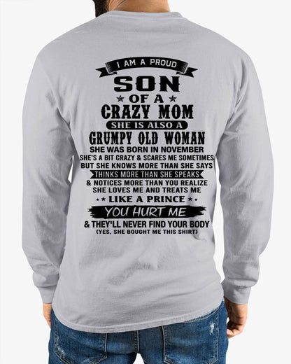 NOVEMBER - MY MOM IS CRAZY BUT SHE LOVES ME - FROM MOM - TLEE11 (SKU2606-354-11)