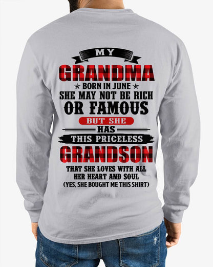 JUNE GRANDMA - HER PRICELESS GRANDSON - FROM GRANDMA - TLEE06 (SKU2606-337-06)