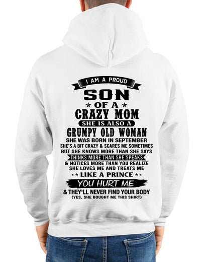 SEPTEMBER - MY MOM IS CRAZY BUT SHE LOVES ME - FROM MOM - TLEE09 (SKU2606-354-09)