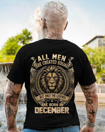 DECEMBER BORN LEGEND SHIRT – LION KING - FOR MAN - TLEE12 (SKU2606-177-12)