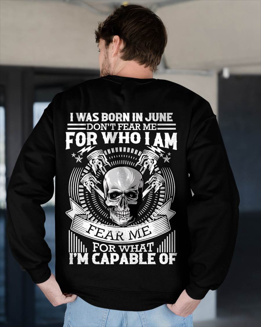 JUNE – DON’T FEAR ME FOR WHO I AM, FEAR ME FOR WHAT I’M CAPABLE OF - FOR MAN - TLEE06 (SKU2604-199-06)