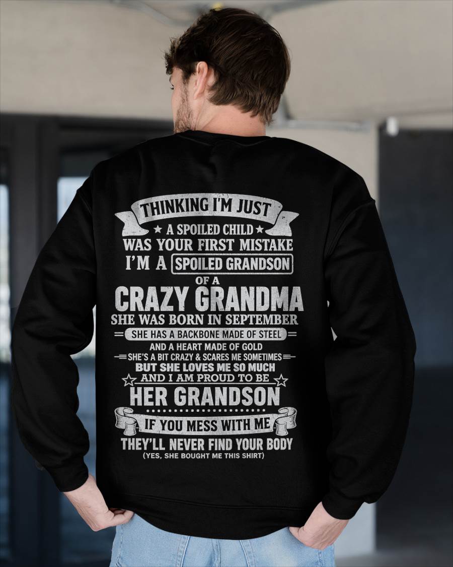 SEPTEMBER - GRANDMA’S PROTECTION MODE: ON - FROM GRANDMA - TLEE09 (SKU2607-06-09)