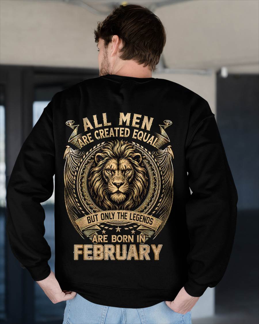 FEBRUARY BORN LEGEND SHIRT – LION KING - FOR MAN - TLEE02 (SKU2606-177-02)