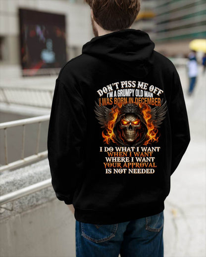 DECEMBER BORN – DON’T PISS ME OFF, I DO WHAT I WANT - FOR MAN - TLEE12 (SKU2603-332-12)