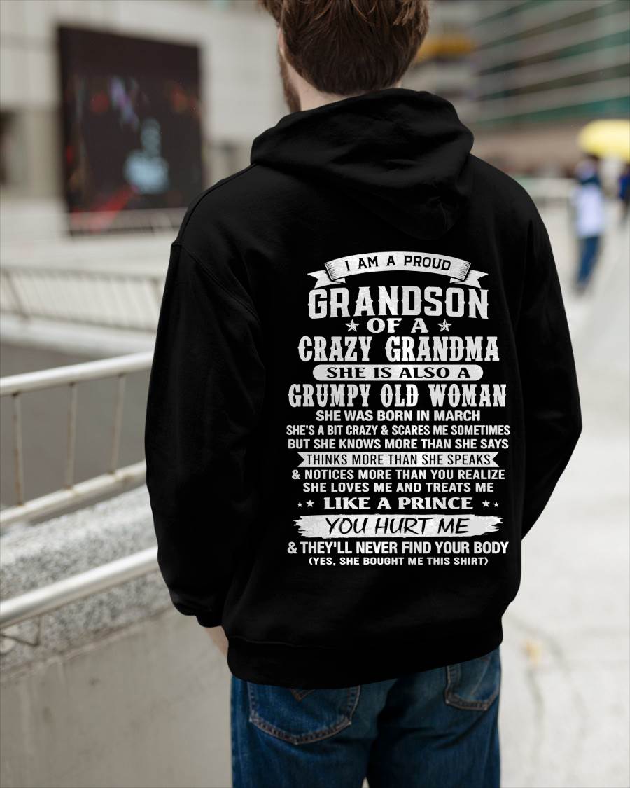 MARCH - GRANDSON OF A CRAZY GRANDMA - FROM GRANDMA - TLEE03 (SKU2606-274-03)
