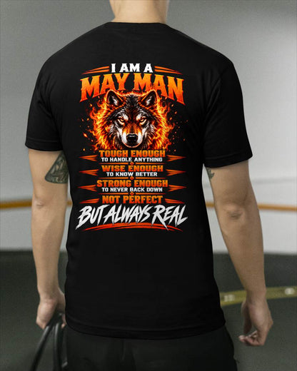 MAY – NOT PERFECT BUT ALWAYS REAL , WOLF SHIRT - FOR MAN - TLEE05 (SKU2610-56-05)