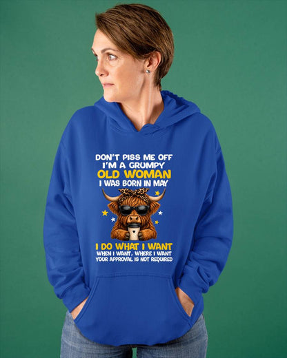 MAY BORN WOMAN FUNNY SHIRT - FOR WOMEN - TLEE05 (SKU2607-217-05)
