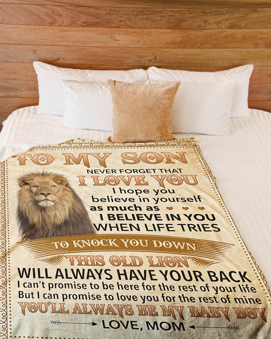 Special Gift For Your Son Blanket - From Mom (SKUB07-141)