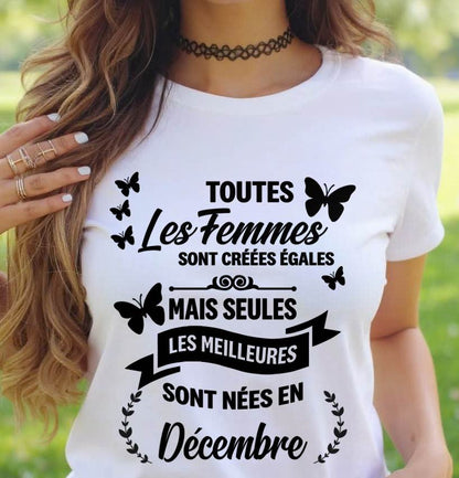 LES MEILLEURES NÉES EN DÉCEMBRE - POUR LES FEMMES - TLEE12 (SKU2603-352-12)