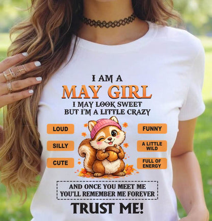 MAY GIRL - SWEET BUT A LITTLE CRAZY AND FULL OF ENERGY - FOR WOMEN - TLEE05 (SKU2603-126-05)