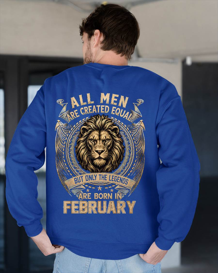 FEBRUARY BORN LEGEND SHIRT – LION KING - FOR MAN - TLEE02 (SKU2606-177-02)
