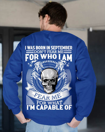 SEPTEMBER – DON’T FEAR ME FOR WHO I AM, FEAR ME FOR WHAT I’M CAPABLE OF - FOR MAN - TLEE09 (SKU2604-199-09)